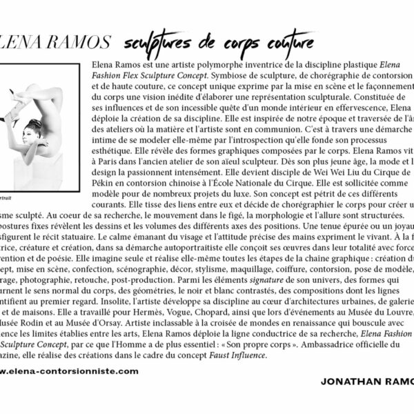 Elena Ramos - Faust magazine