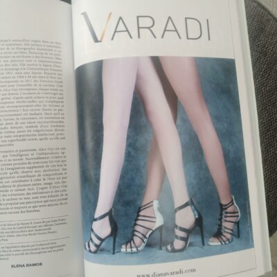 Une publicité pour la bottière Varadi dans le magazine Faust.