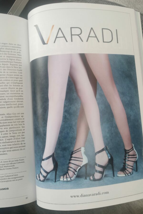 Une publicité pour la bottière Varadi dans le magazine Faust.