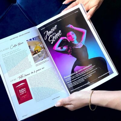 Un mannequin dans un magazine de mode Faust