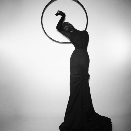 Elena Ramos, modèle et photographe de l'autoportrait "Le Paon".