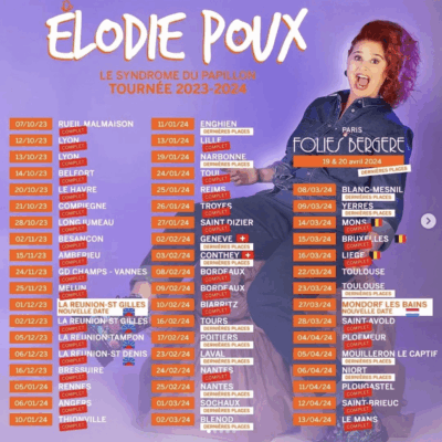 Photo : Elena Ramos. L'humoriste Élodie Poux, diffusion 2024.