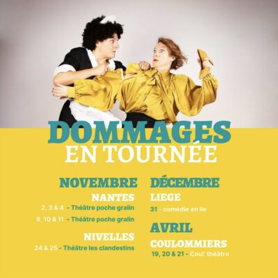 Photo : Elena Ramos. Les actrices de la pièce de théâtre "Dommages".