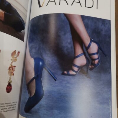 Images pour la maison de souliers Varadi dans le magazine Faust. Photographe et modèle Elena Ramos. DA, la rédactrice en chef Joanna Delys.
