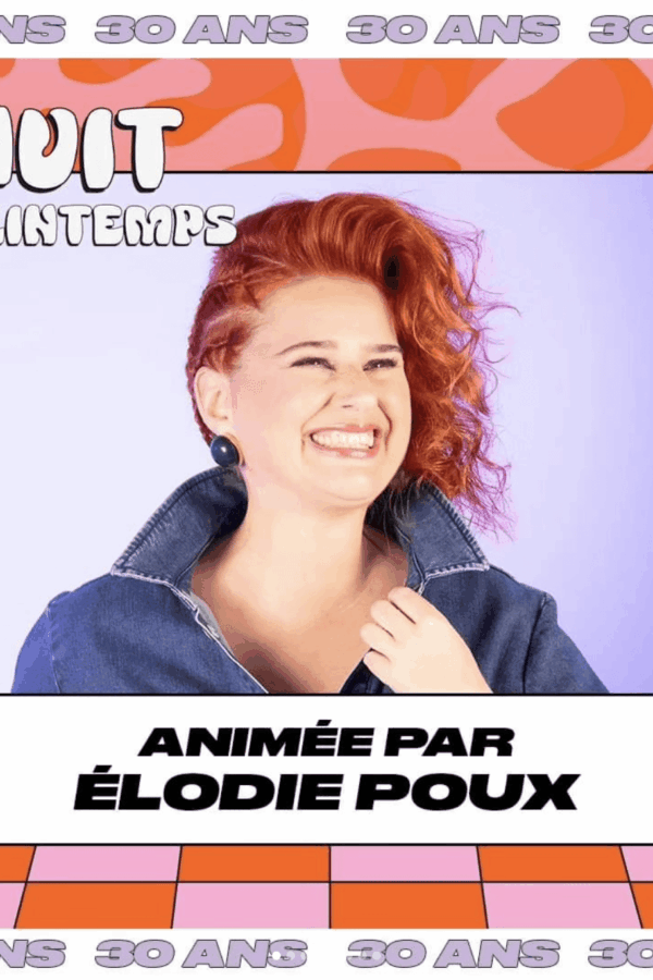 Photo : Elena Ramos. L'humoriste Élodie Poux, pour La Nuit du Printemps.