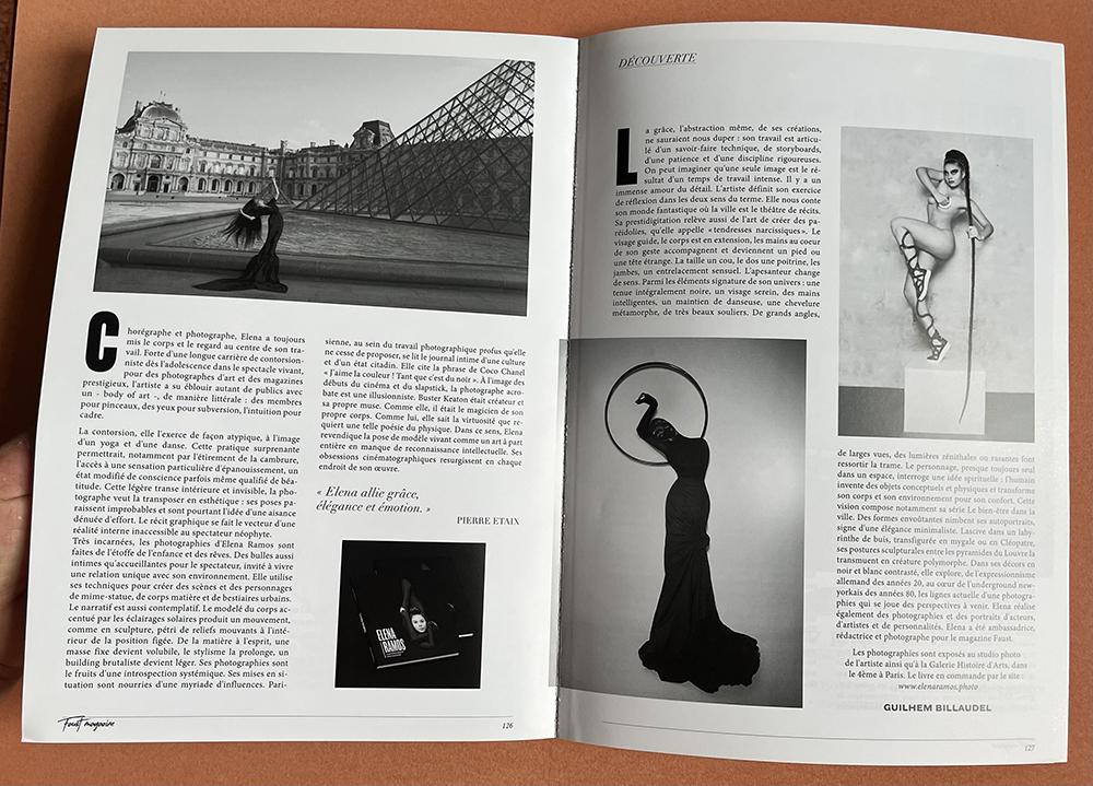 Article dans le magazine Faust numéro Mystic, octobre 2023.